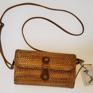 Barrel Rattan Crossbody